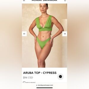 Monday swimwear bikini top